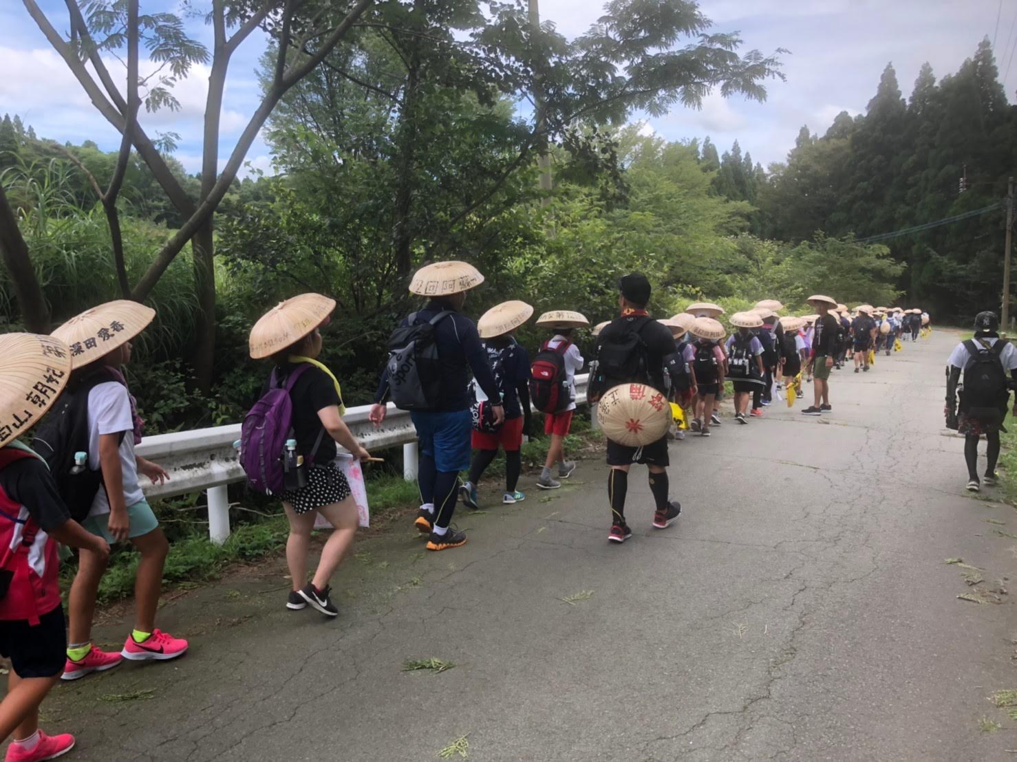 第１２回阿蘇→熊本徒歩の旅 2日目 